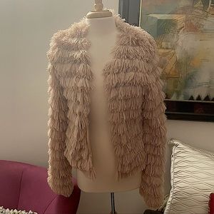 Fringe Fur Party Jacket